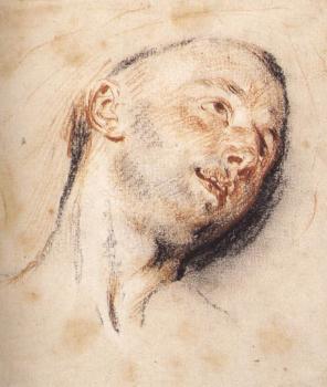 讓 安東尼 華托 Head of a Man